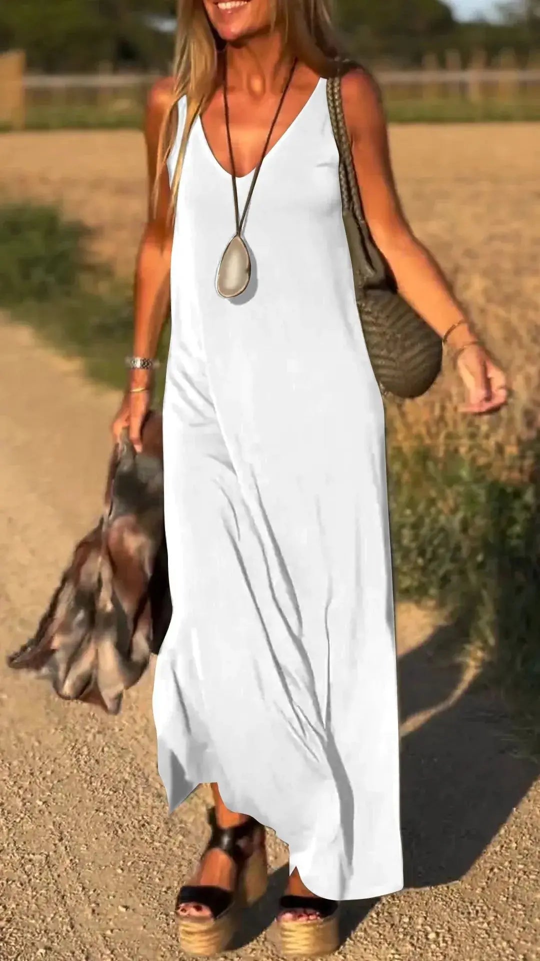 Vestido Parisienne – Estilo Chic e Contemporâneo da Moda Europeia (Leve e Soltinho)