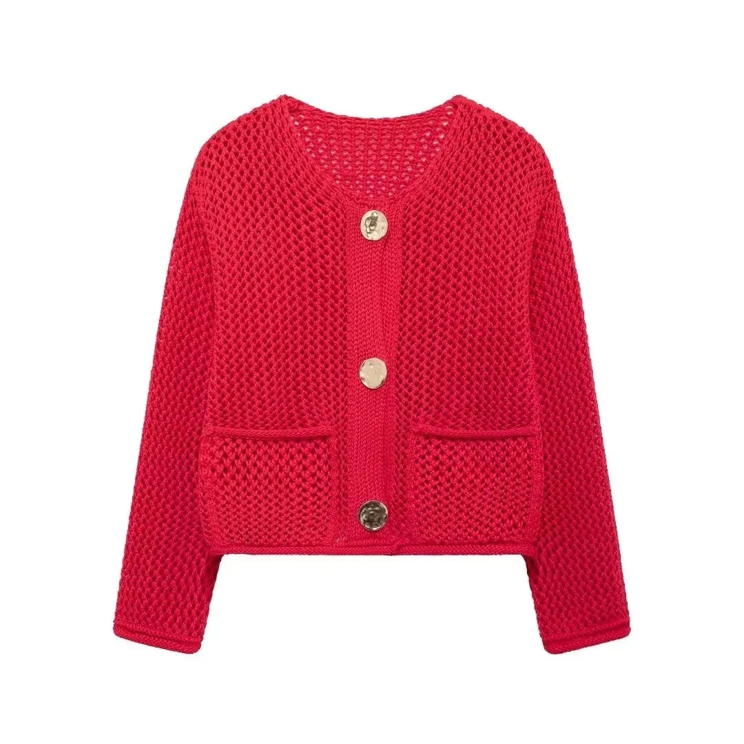 Cardigan Verona – ElegânciaAtemporal em Tricot Fino