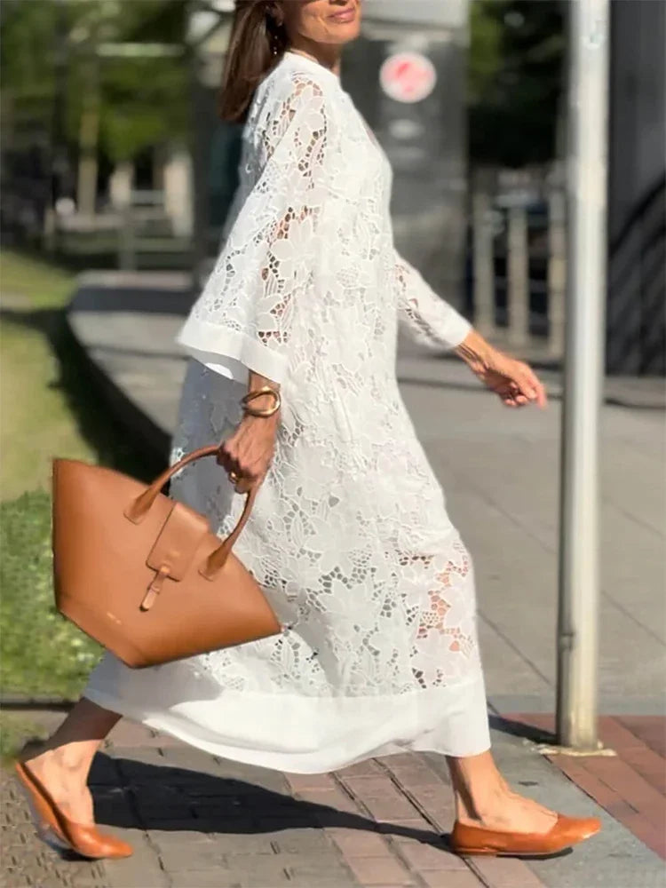 Vestido Elisa – Elegância Europeia e Caimento Impecável