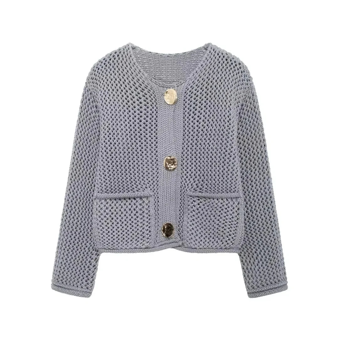 Cardigan Verona – ElegânciaAtemporal em Tricot Fino