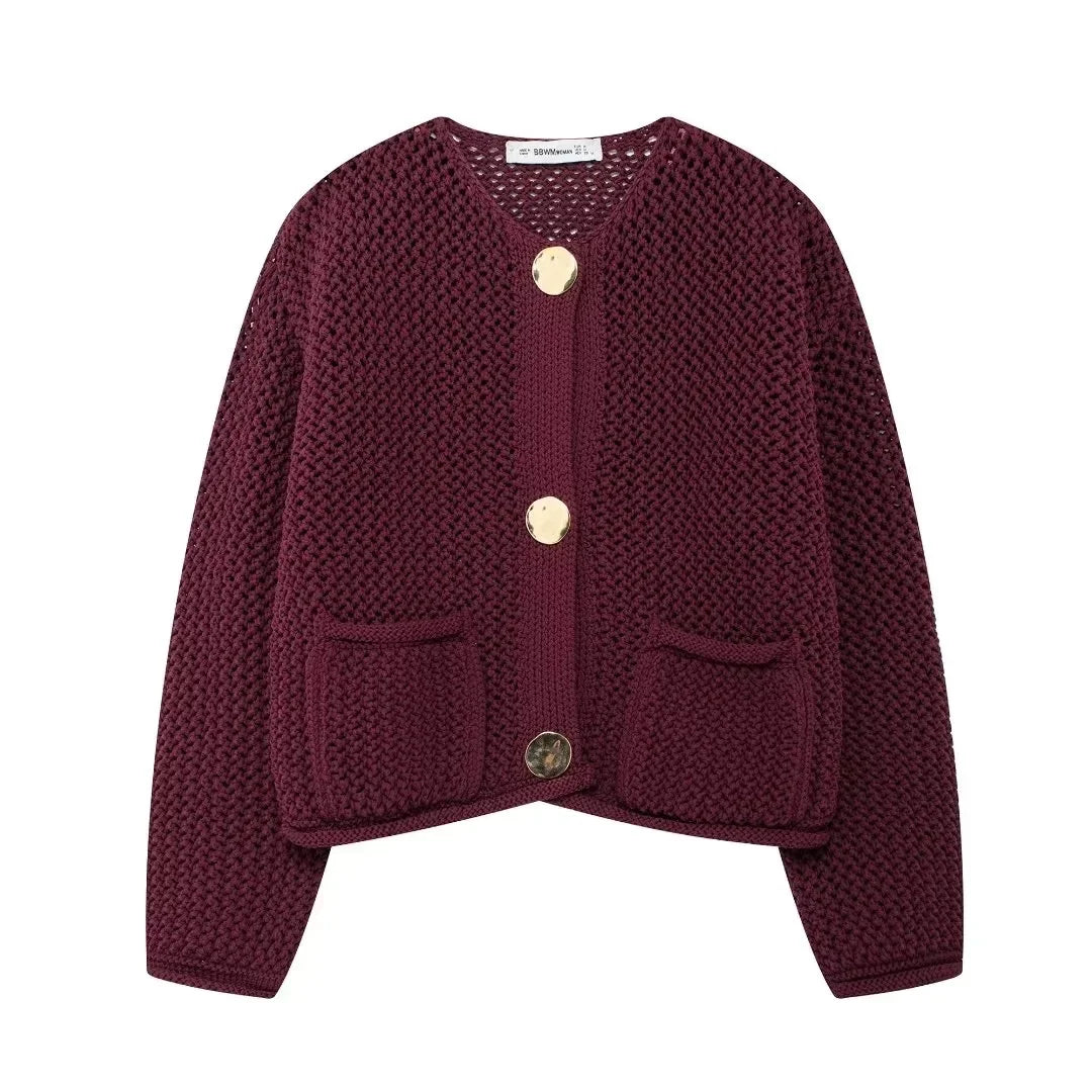 Cardigan Verona – ElegânciaAtemporal em Tricot Fino