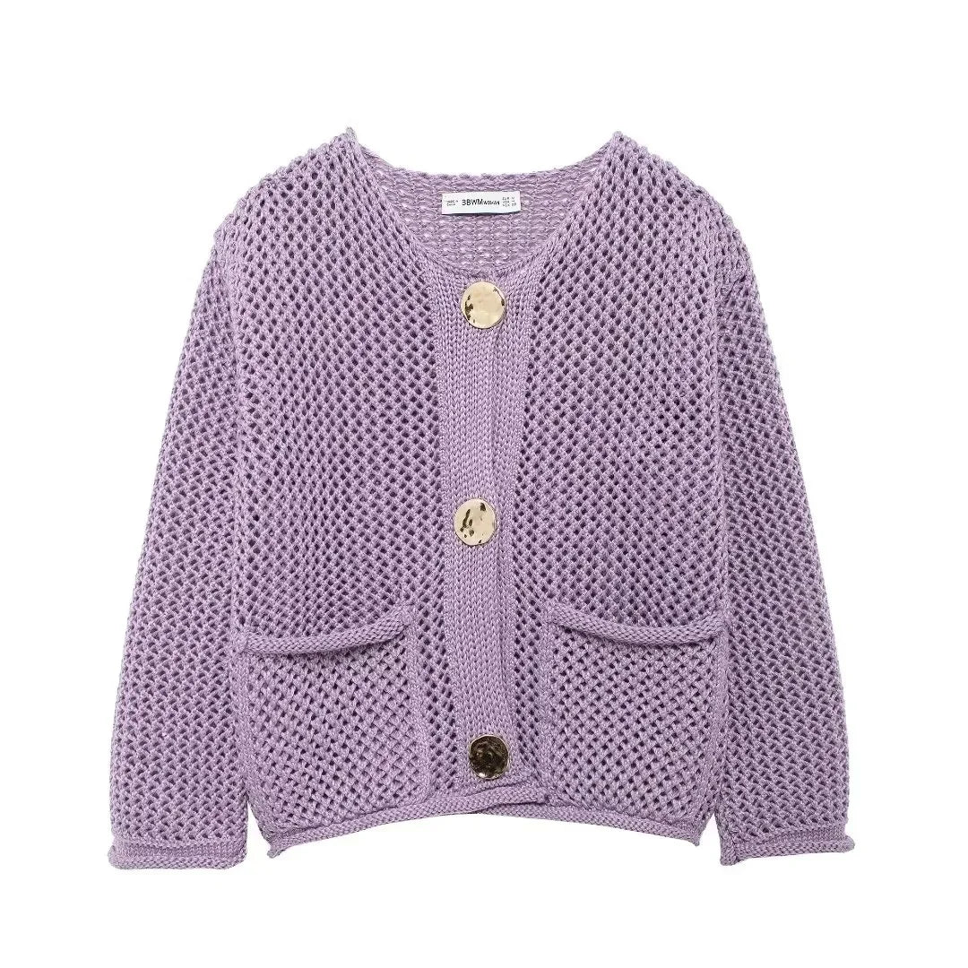Cardigan Verona – ElegânciaAtemporal em Tricot Fino