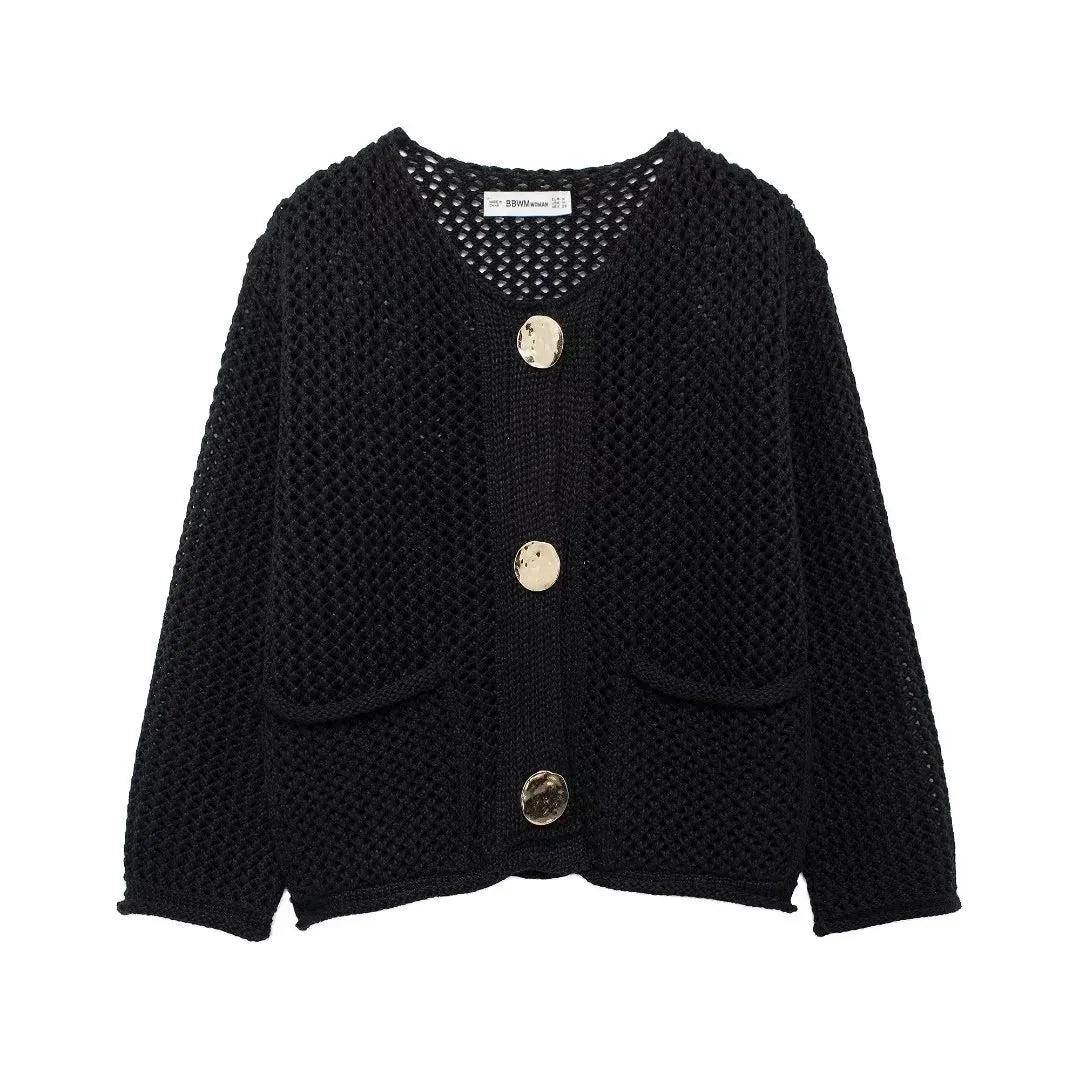 Cardigan Verona – ElegânciaAtemporal em Tricot Fino
