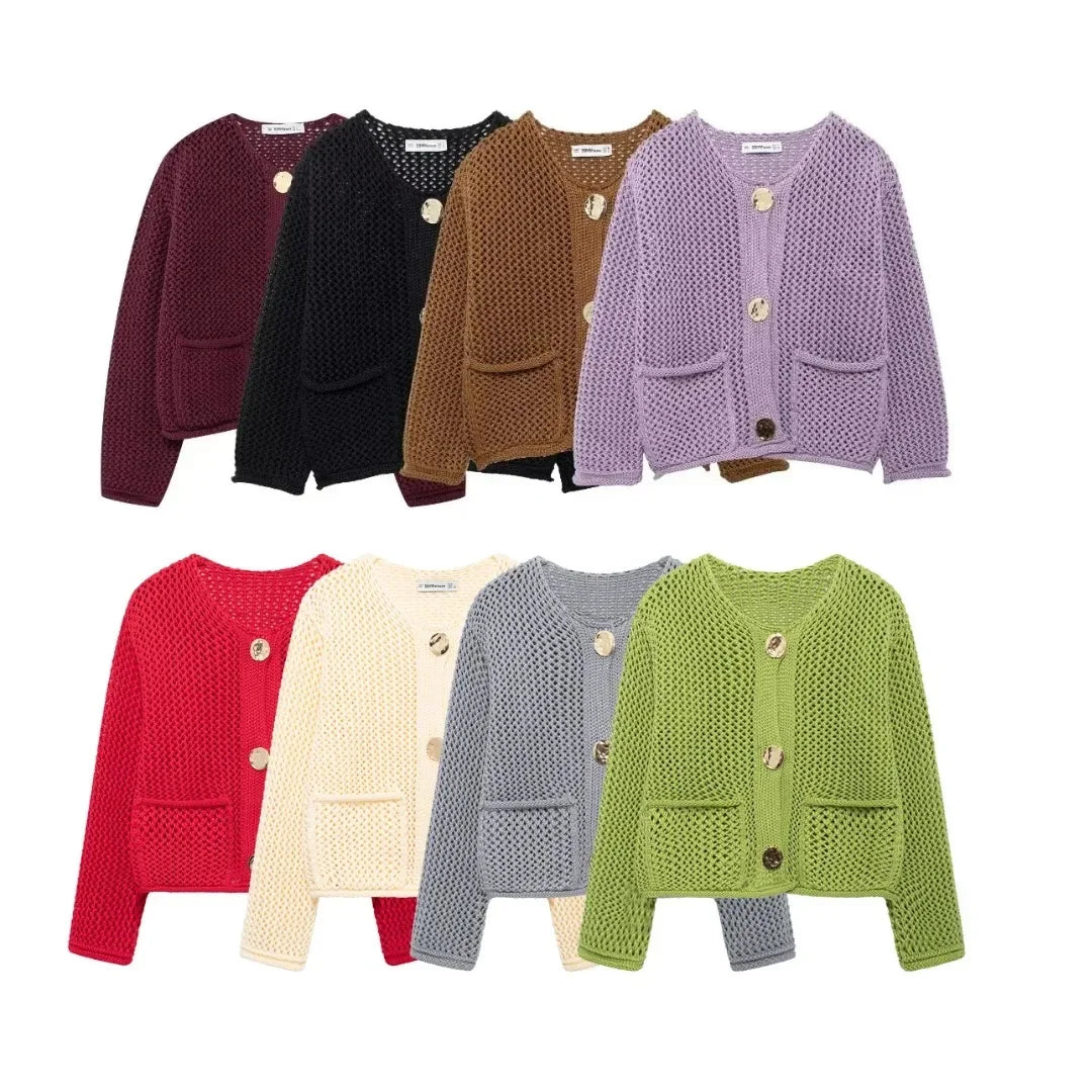 Cardigan Verona – ElegânciaAtemporal em Tricot Fino