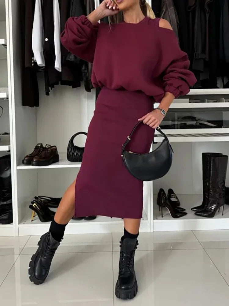 Conjunto Aurora Chic – Casaco Elegante + Vestido