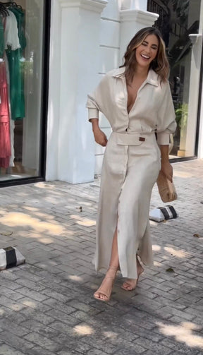 Vestido Floratta - Linho Premium (Leve e Soltinho)