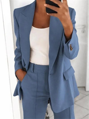 Conjunto Sevilla – Blazer + Calça com Corte Sofisticado e Caimento Perfeito