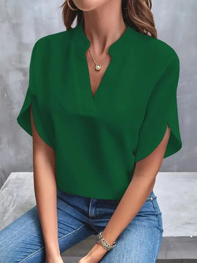Blusa Feminina com Decote em V