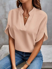 Blusa Feminina com Decote em V
