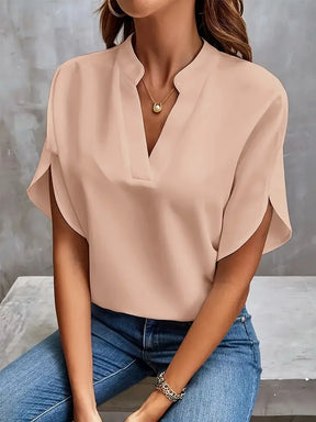 Blusa Feminina com Decote em V