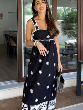 Vestido Vivienne Noir – Sofisticação da Alta Europa (Leve e Soltinho)