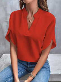 Blusa Feminina com Decote em V
