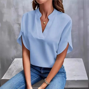 Blusa Feminina com Decote em V