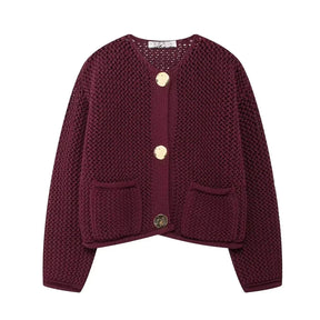 Cardigan Verona – ElegânciaAtemporal em Tricot Fino