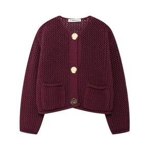 Cardigan Verona – ElegânciaAtemporal em Tricot Fino