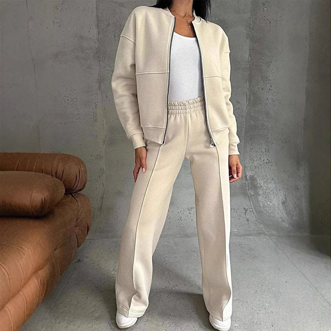 Conjunto Monique, casaco + Calça ( O Favorito do Inverno Europeu)