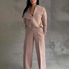 Conjunto Monique, casaco + Calça ( O Favorito do Inverno Europeu)