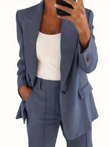 Conjunto Sevilla – Blazer + Calça com Corte Sofisticado e Caimento Perfeito