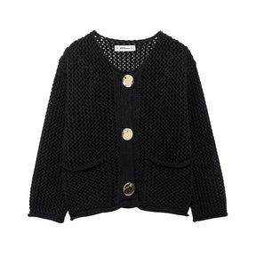 Cardigan Verona – ElegânciaAtemporal em Tricot Fino