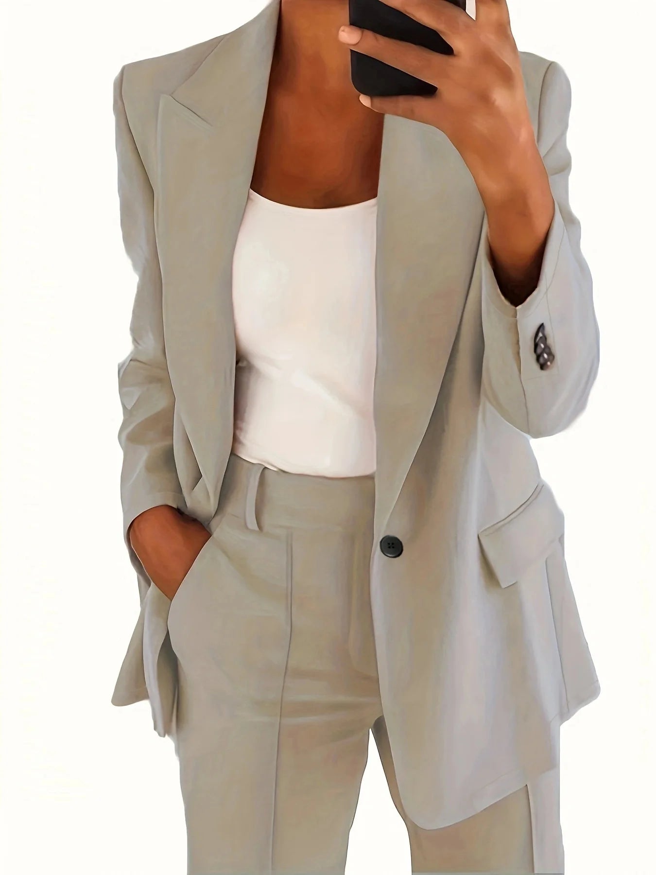 Conjunto Sevilla – Blazer + Calça com Corte Sofisticado e Caimento Perfeito