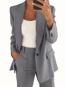 Conjunto Sevilla – Blazer + Calça com Corte Sofisticado e Caimento Perfeito