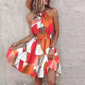 Vestido Floral de Verão Feminino