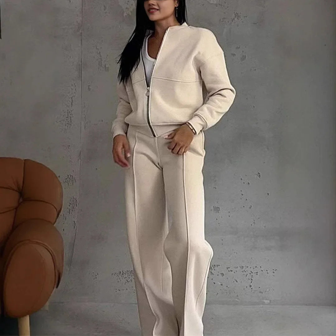Conjunto Monique, casaco + Calça ( O Favorito do Inverno Europeu)