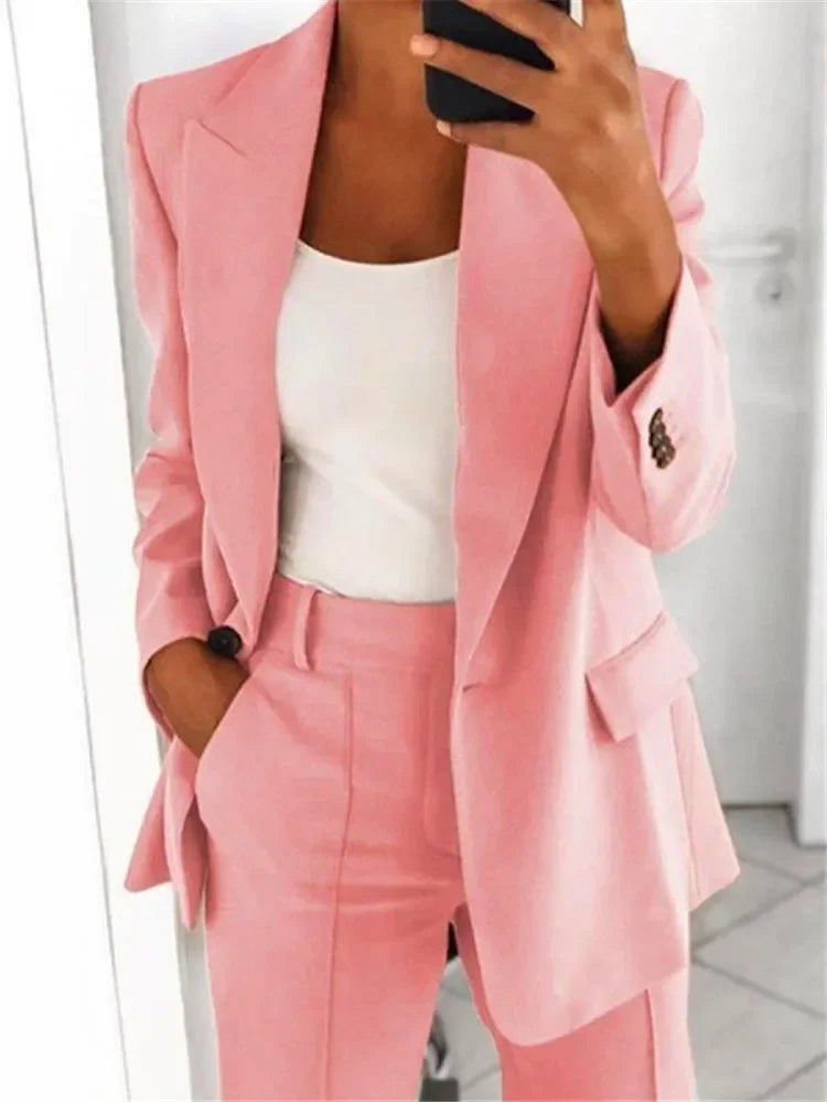Conjunto Sevilla – Blazer + Calça com Corte Sofisticado e Caimento Perfeito