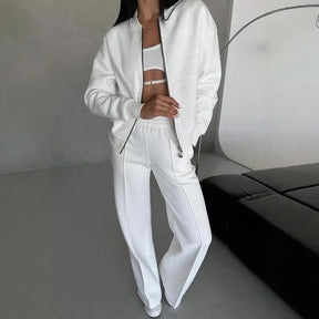 Conjunto Monique, casaco + Calça ( O Favorito do Inverno Europeu)