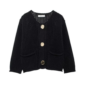Cardigan Verona – ElegânciaAtemporal em Tricot Fino