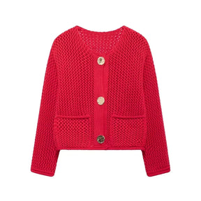 Cardigan Verona – ElegânciaAtemporal em Tricot Fino