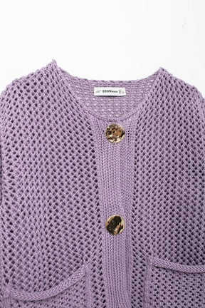 Cardigan Verona – ElegânciaAtemporal em Tricot Fino