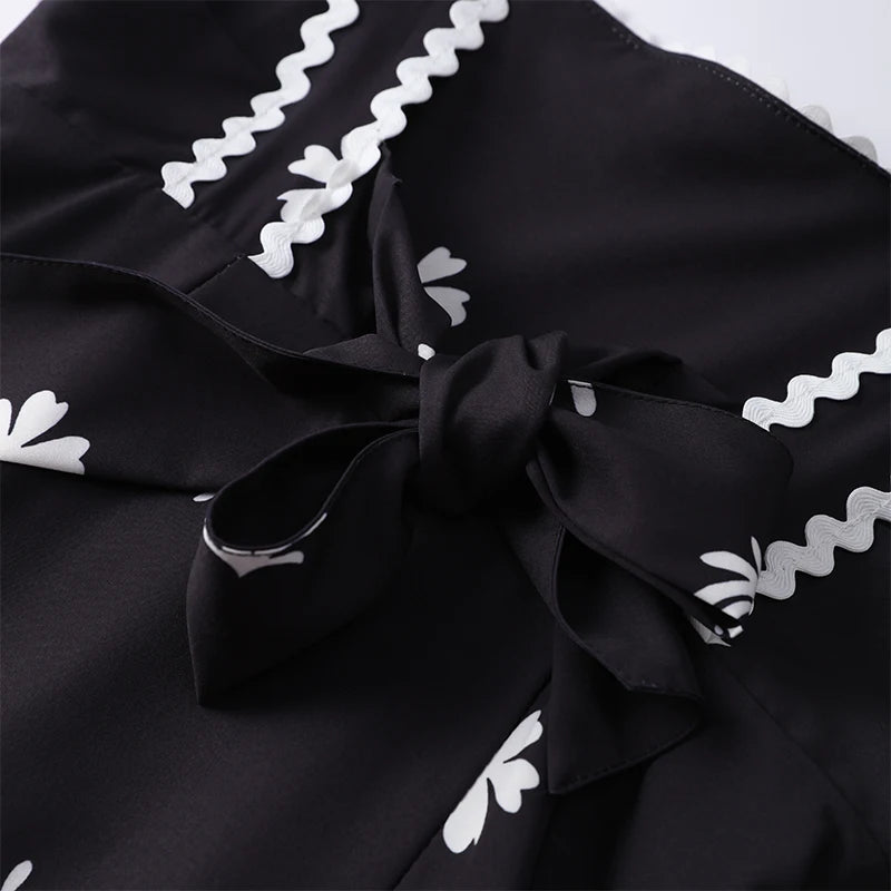 Vestido Vivienne Noir – Sofisticação da Alta Europa (Leve e Soltinho)